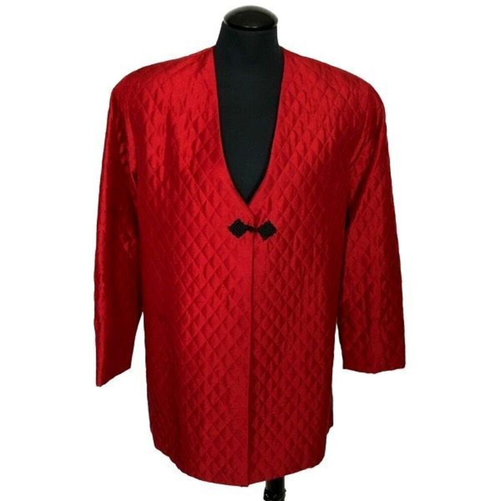 The J. Peterman Company Vintage Silk Quilted Jacket - Women’s 8